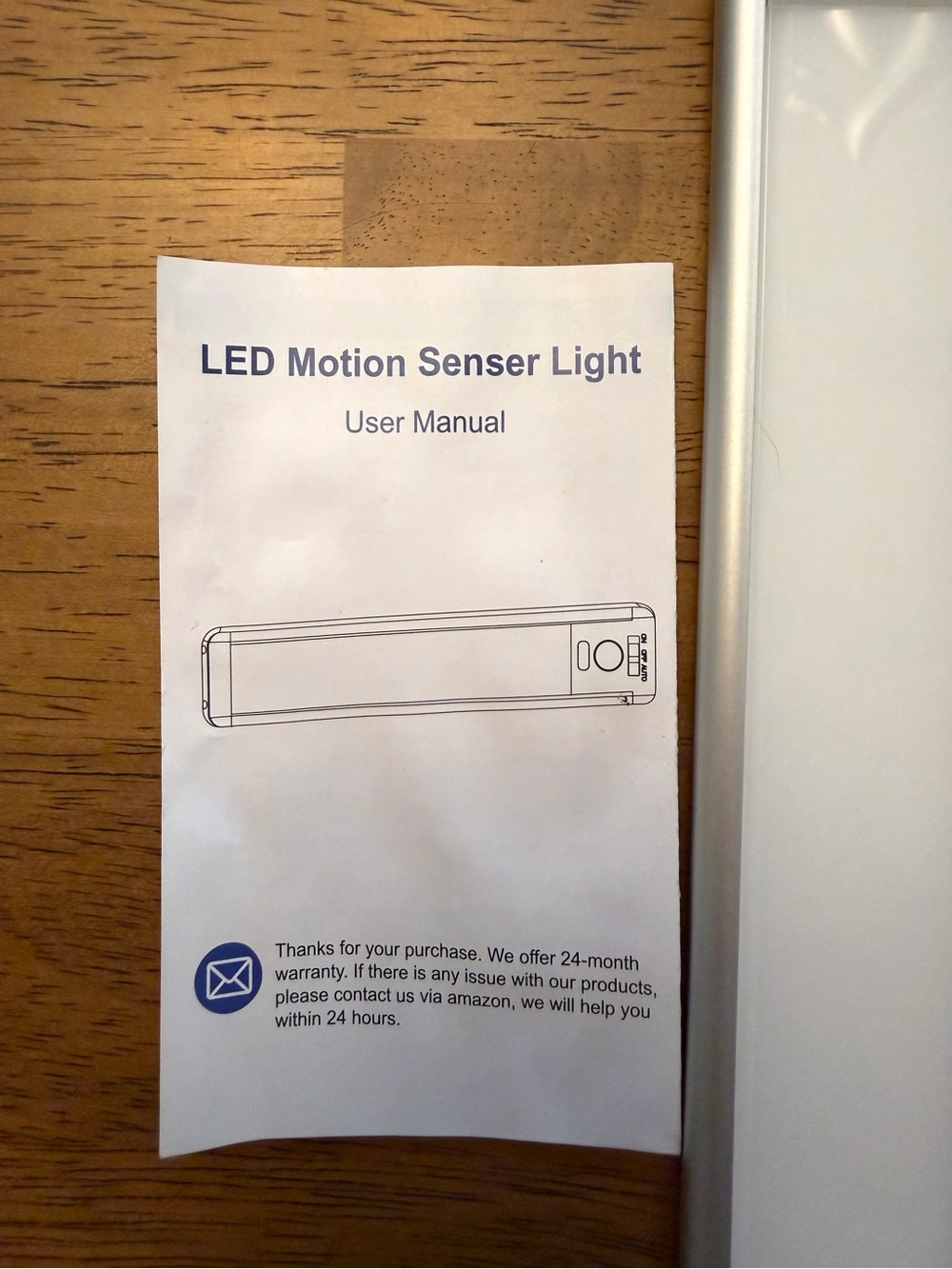 2 Pack Rechargeable LED Motion Sensor Under Cabinet Lights New - Picture 2 of 4